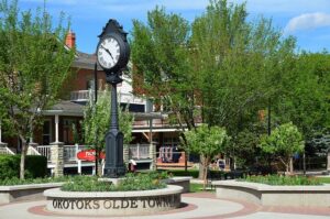 Furnaces in Okotoks. A picture of the olde towne plaza in Okotoks Alberta. 